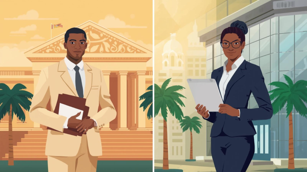 Fonctionnaire ou salarié du privé : les 7 différences clés à connaître en Côte d'Ivoire