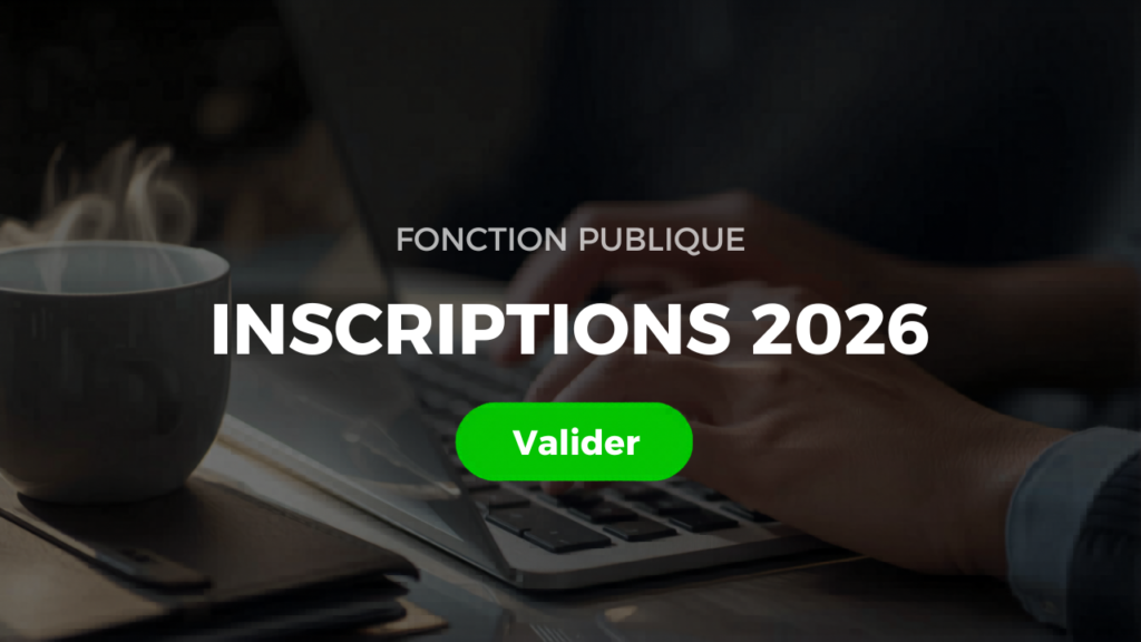 Procédure d'inscription en ligne pour les concours administratifs 2026 sur le portail officiel GUCACI